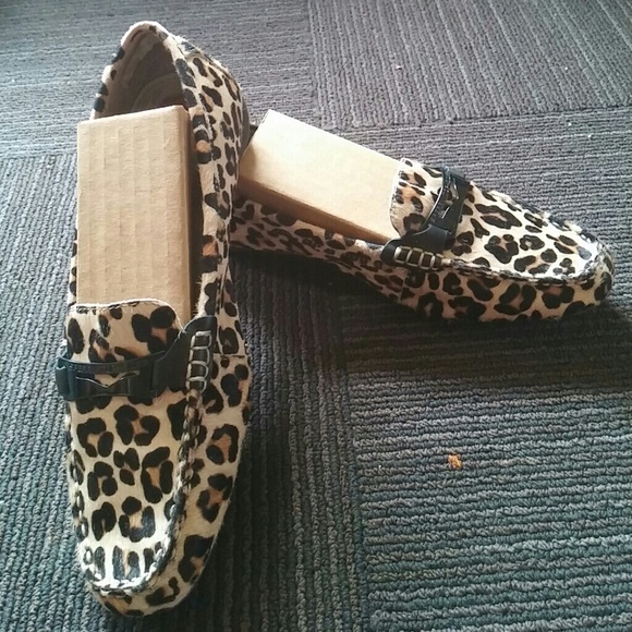 Leopard Print Sperry Loafers