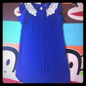 Blue lace Dress/ S