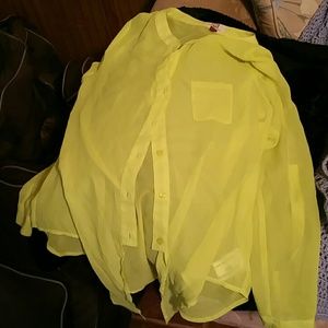 Cute see through L.E.I shirt