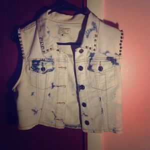 ❌SOLD❌ Studded Denim Vest