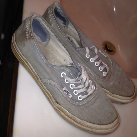 grey slim vans