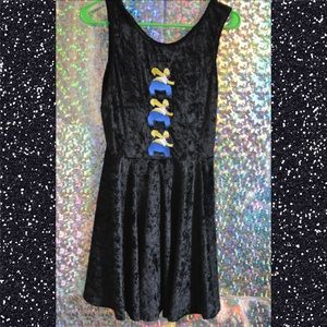 ✨BLACK VELVET HOMER DRESS✨