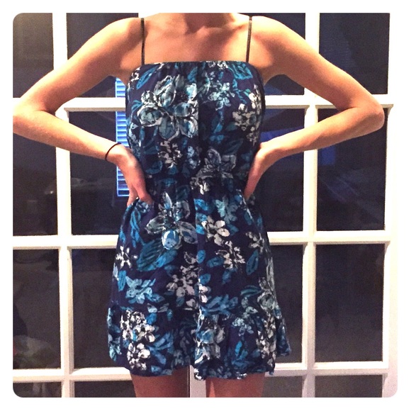 Blue Floral Dress