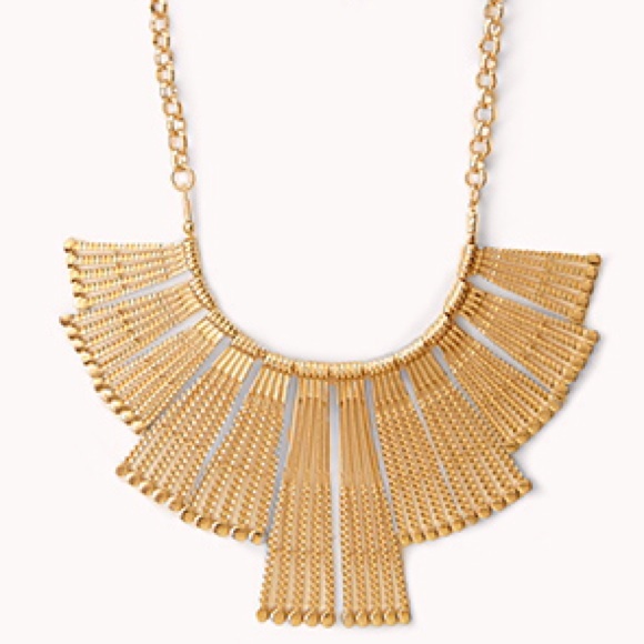 Forever 21 Art Deco Bib Necklace