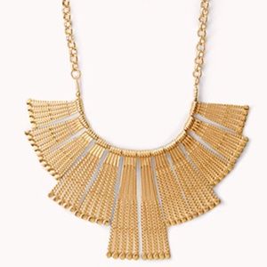 Forever 21 Art Deco Bib Necklace