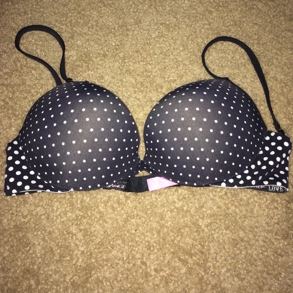 Victoria's Secret PINK 36B push up cross back bra.