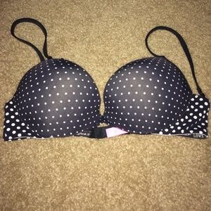 Victoria's Secret PINK 36B push up cross back bra.