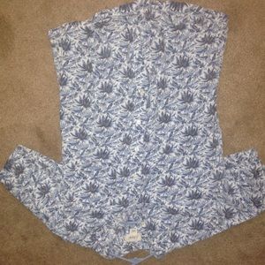 J Crew palm tree button up