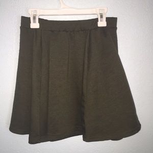 Cotton On Army Green Circle Skirt