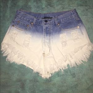 High waisted shorts