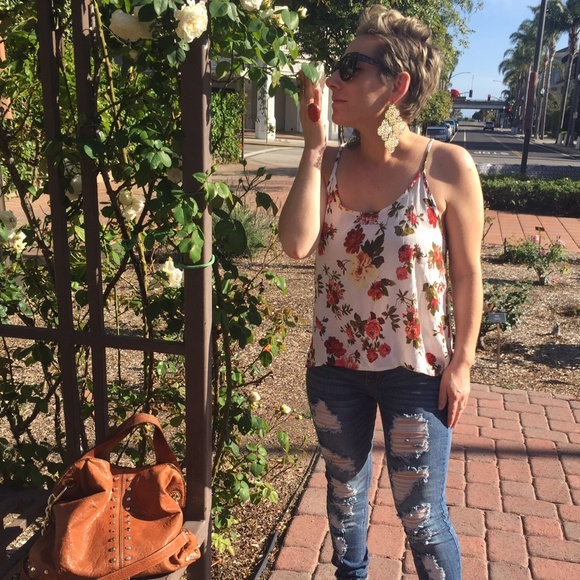 BUNDLED | sweet floral boho top | - Picture 2 of 4