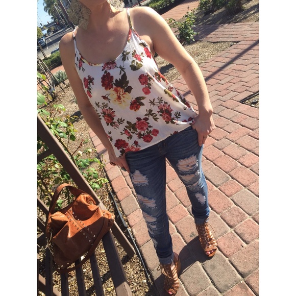 BUNDLED | sweet floral boho top | - Picture 4 of 4