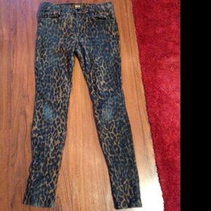 Joe's Jeans Cheetah print skinny jeans