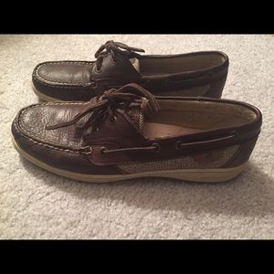 Brown Sperry-Topsider shoes