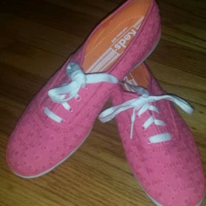 Light pink lace keds
