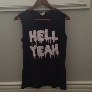 HELL YEAH muscle tee