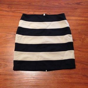 Forever 21 striped mini skirt