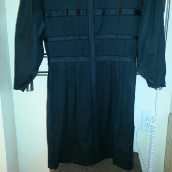 Robert Rodrigues Black Dress w/ ? Sleeves - Picture 2 of 4
