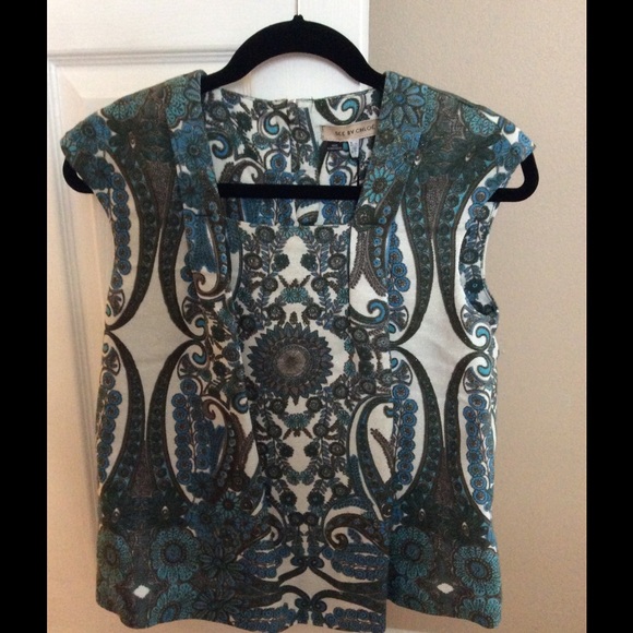 💐Host Pick💐   SEE By CHLOE Paisley Print Blouse