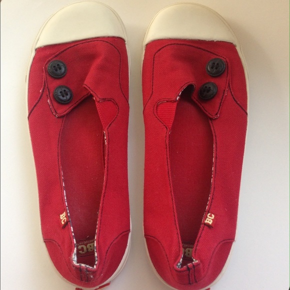 BC Red Flats Size 8
