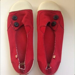 BC Red Flats Size 8