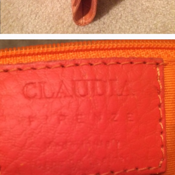 Tangerine clutch bag - Picture 2 of 2