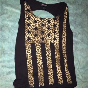 Cheetah American flag tank