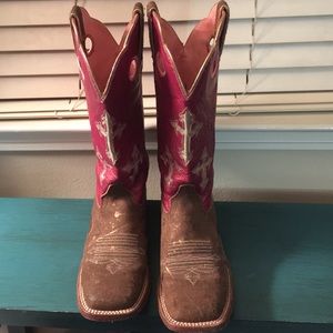 Square toe Ariat boots