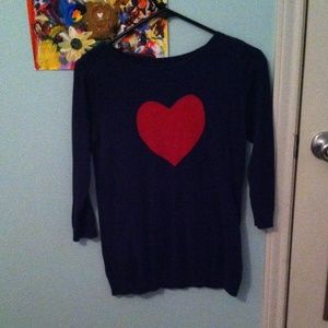 Old navy heart sweater
