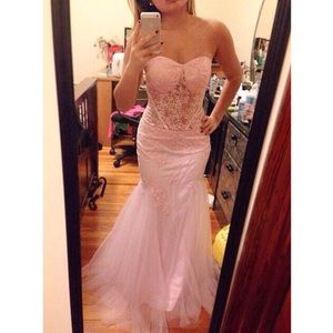 Pink prom dress