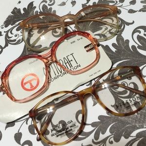 Genuine vintage Deadstock glasses (3 pairs)
