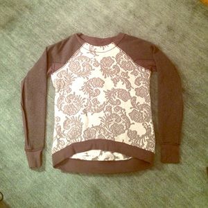 Lululemon floral sweatshirt