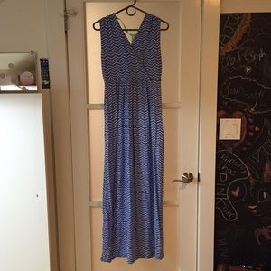 Vineyard Vines Whale Tail Chevron Maxi Dress