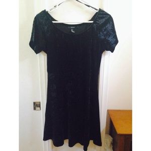 Velvet Babydoll dress