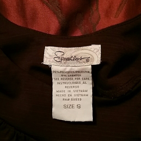 Cute brown top - Picture 2 of 2