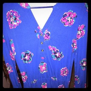 Lilly Pulitzer 3/4 length sleeve jersey dress