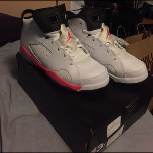 Jordan's Infrared 6 Retro Youth Size 3y