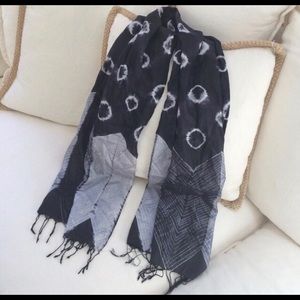 Asian Eye 100% Silk Wrap /Scarf - EUC