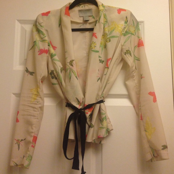 H&M floral print shawl