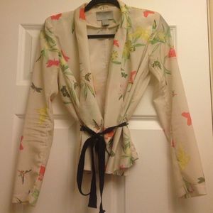 H&M floral print shawl