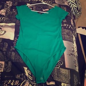 Green body suit