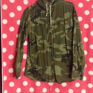 Hooded Camouflage Jacket