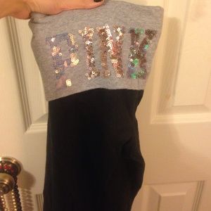 PINK sequin yoga pants