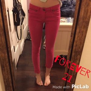 Forever 21 Pink Pants/Capris