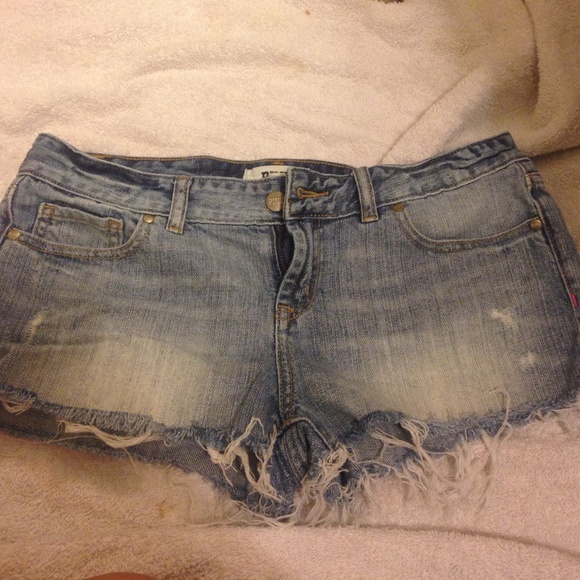 PINK cutoff shorts