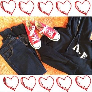 Distressed AE Graphic Hoodie