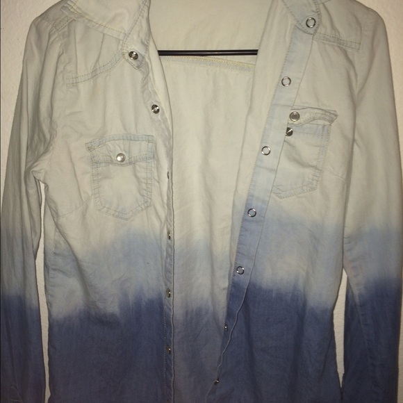 Denim ombré jacket