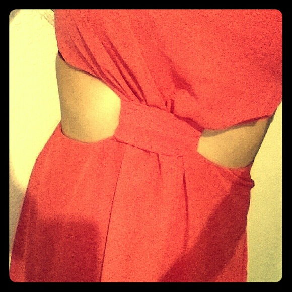 NEW! short-long dress/ Open Rib