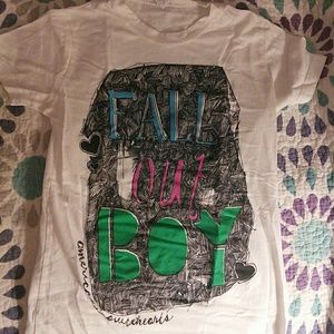 Band tee shirt fall out boy