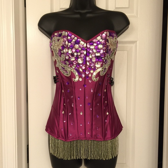 🆕GORG!💖 Real SWAROVSKI CRYSTAL corset Fredricks - Picture 4 of 4